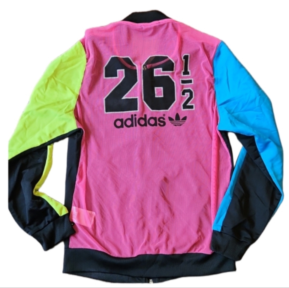 Adidas Original X Rita Ora Neon Multicolor Track Jacket (W Size S) - Picture 2 of 10